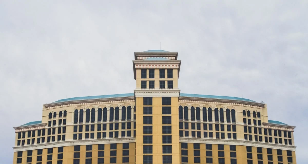 Casino resort tower facade