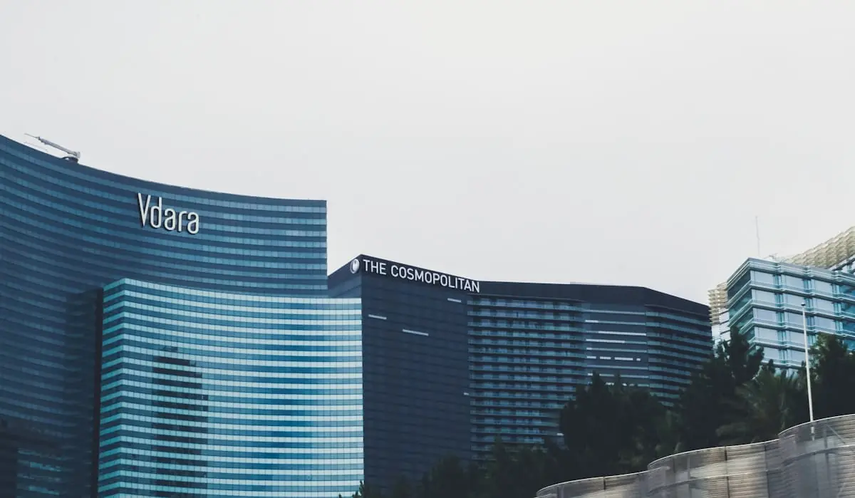 Modern resort hotel exterior