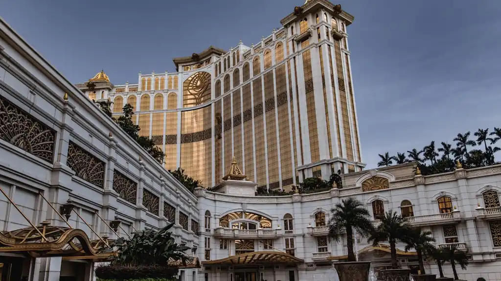 Luxury casino hotel exterior
