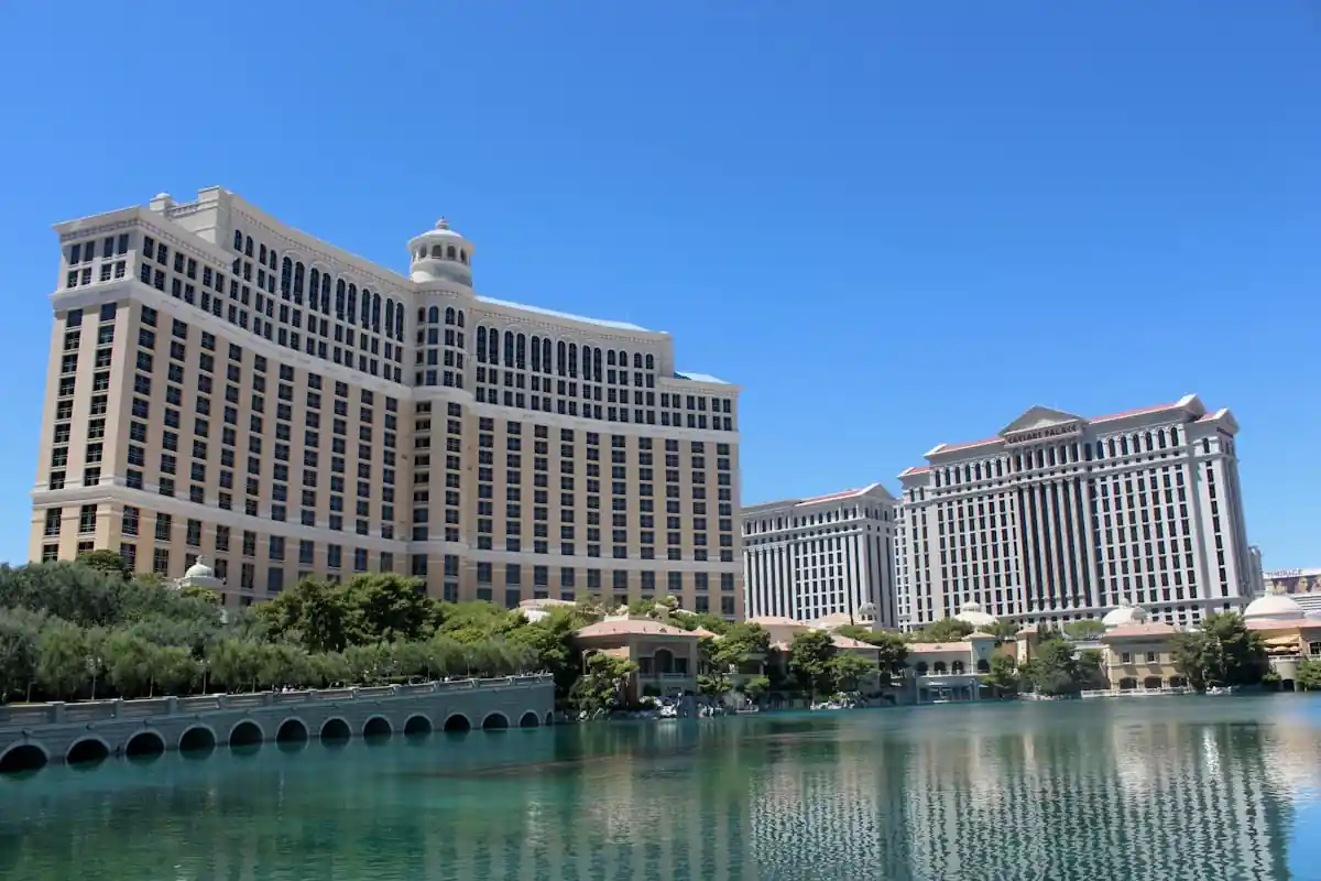 Luxury casino hotel by the water