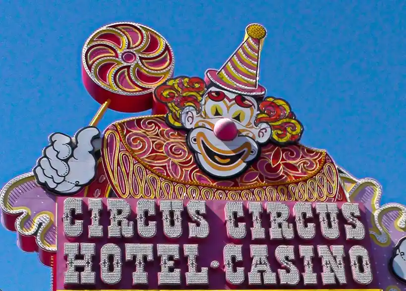 Casino resort sign and entrance